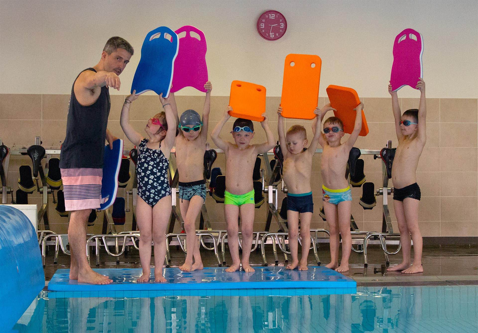 Apprentissage natation enfants