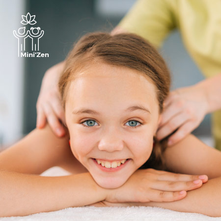 Mini'zen, modelage dos et jambes adapté aux enfants